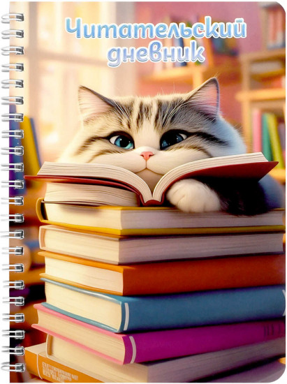 Дневник читательский «Пушистый книголюб»