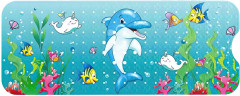 Коврик для ванны противоскользящий «Дельфин» - Фото 1