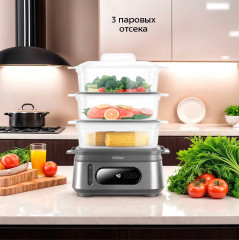Пароварка КТ-6280 - Фото 1
