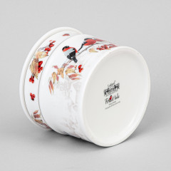 Банка для сыпучих продуктов с крышкой «Лесная сказка. Снегири» - Фото 4