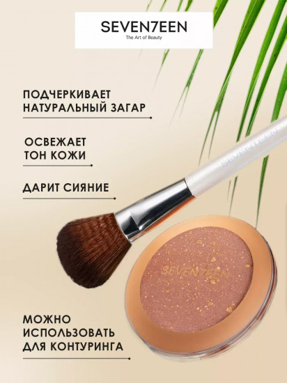 Пудра для лица с бронзирующим эффектом «Bronzing Powder», оттенок 01 Светлый загар