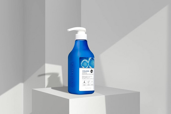 Шампунь-кондиционер для волос увлажняющий с коллагеном «Collagen Water Full Shampoo and Conditioner»