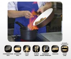 Сковорода со съемной ручкой - Фото 1