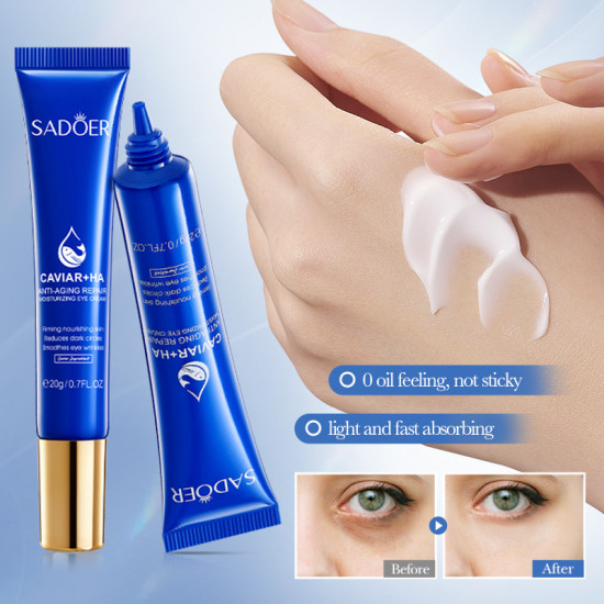 Крем для кожи вокруг глаз с икрой и гиалуроновой кислотой «Caviar Hyaluronic Acid Eye Cream»