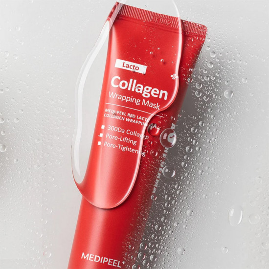 Маска-пленка для лица «Red Lacto Collagen Wrapping Mask»
