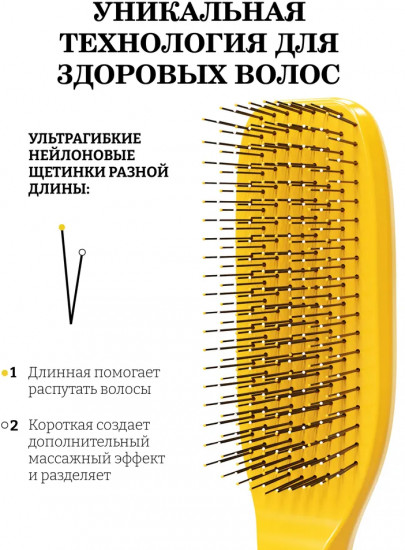 Щетка для волос глянцевая