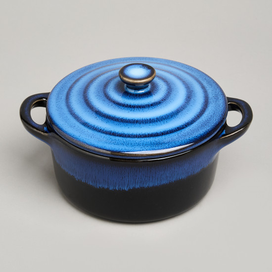 Горшочек для запекания с крышкой «Reactive Blue»