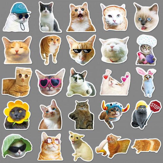 Наклейки «Мемы. Котики»