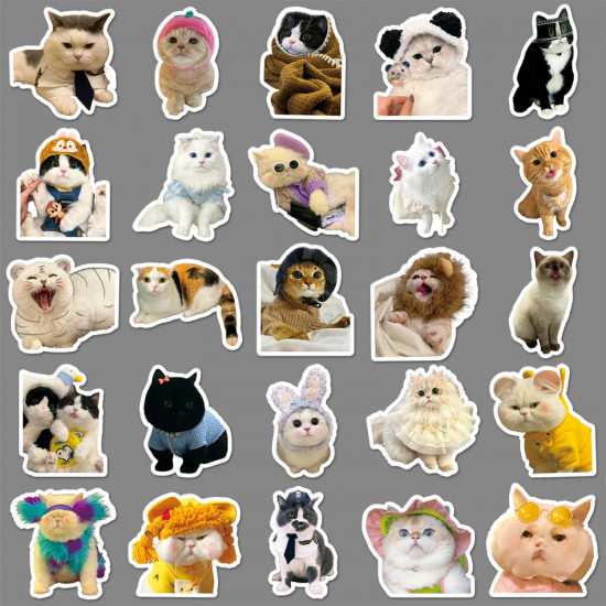 Наклейки «100 кошек»
