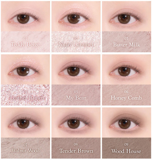 Палетка теней для век «Shadow Palette», оттенок 29 Mauve Bear