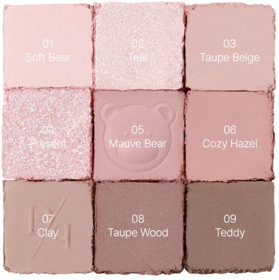 Палетка теней для век «Shadow Palette», оттенок 29 Mauve Bear
