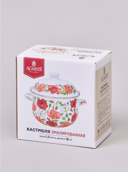 Кастрюля с крышкой «Маки»