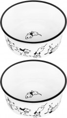 Набор мисок для собак «Жизнь собак» - Фото 5