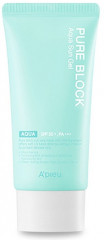 Гель для лица солнцезащитный SPF50+ «Pure Block Aqua Sun Gel» - Фото 6