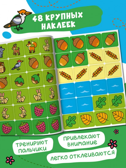 Прогулка в лесу. Книжка с наклейками