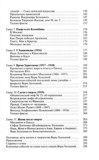 Вера Холодная. Осколки мифов