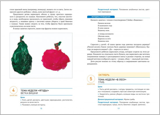 Рисование в детском саду. 4-5 лет