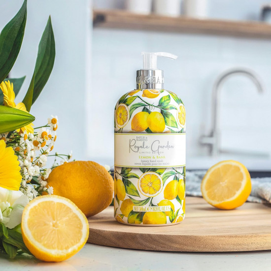 Мыло для рук жидкое «Lemon & Basil Hand Wash. Лимон и базилик»