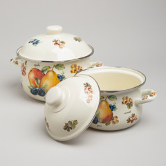Набор кастрюль с крышками «Фрукты» - Фото 1