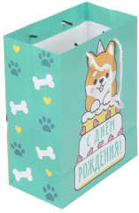 Пакет подарочный «Корги» - Фото 1