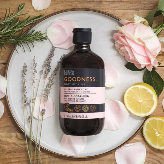 Пена для ванны «Rose & Geranium Bath Soak»