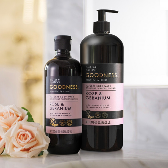 Гель для душа «Rose & Geranium Body Wash»