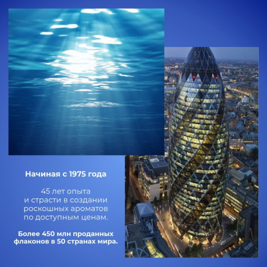 Парфюмированная вода для мужчин «Blue»