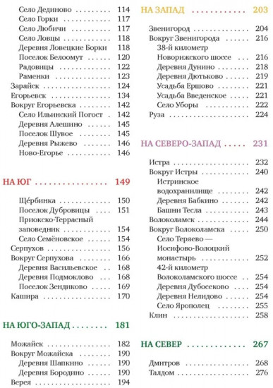 Подмосковье на выходные