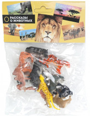 Набор игрушек из пластизоля «Животные Африки» - Фото 1