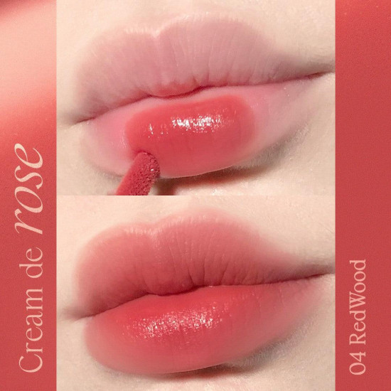 Тинт для губ «Cream the rose tint», тон 04 Redwood