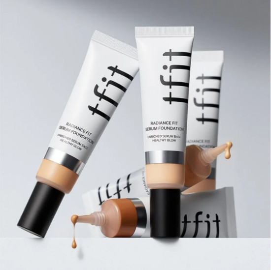 Увлажняющий тональный флюид для лица «Radiance Fit Serum Foundation», оттенок N2.5 Amber