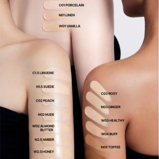 Увлажняющий тональный флюид для лица «Radiance Fit Serum Foundation», оттенок N2.5 Amber