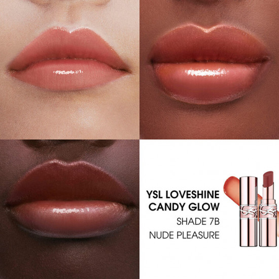 Бальзам для губ «Loveshine Candy Glow», тон 7B Nude Pleasure