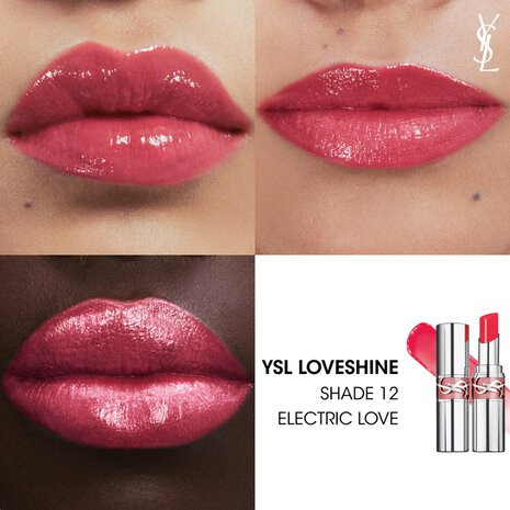 Помада для губ «Loveshine Wet Shine», тон 12 Electric Love