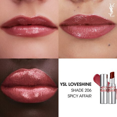 Помада для губ «Loveshine Wet Shine», тон 206 Spicy Affair