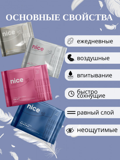 Набор женских гигиенических прокладок