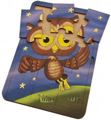 Пазл деревянный «Сова» - Фото 1