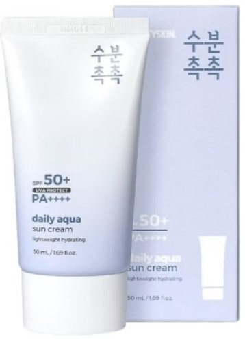 Крем для лица солнцезащитный увлажняющий SPF50 «Daily Aqua Sun Cream»