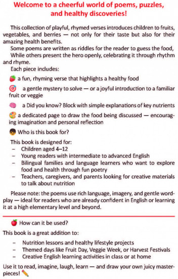 Fruits, Veggies and Berries in Rhyme