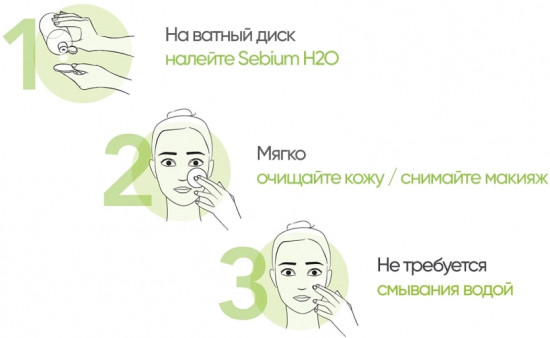 Мицеллярная вода для лица «H2O»