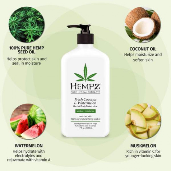 Молочко для тела «Fresh Coconut & Watermelon Herbal Body Moisturizer»