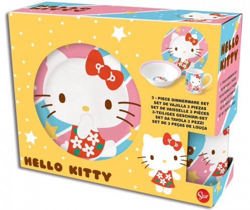 Набор детской посуды «Hello Kitty»