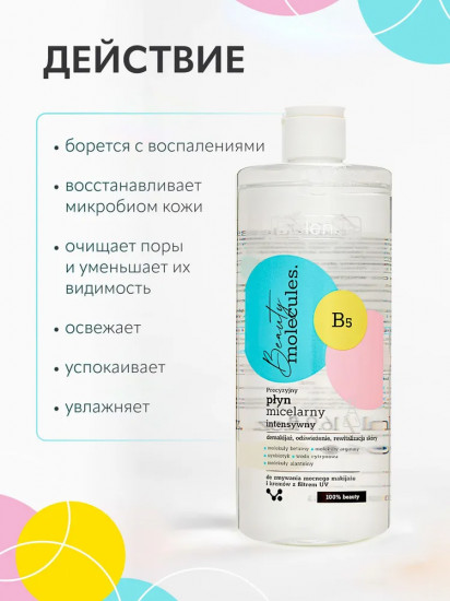 Мицеллярная вода для снятия макияжа интенсивно-очищающая