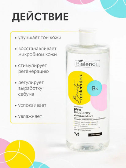 Мицеллярная вода для проблемной кожи с ниацинамидом