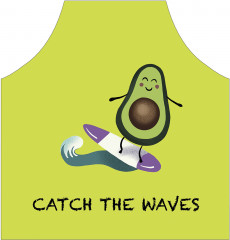 Фартук для кухни «Авокадо в отпуске» - Фото 1