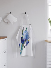 Фартук для кухни «Акварельные ирисы» - Фото 2