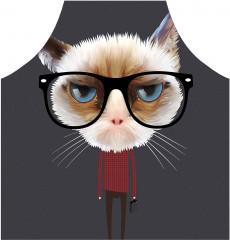 Фартук для кухни «Большеголовый кот» - Фото 1