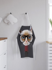 Фартук для кухни «Большеголовый кот» - Фото 2