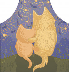 Фартук для кухни «В обнимку под луной» - Фото 1