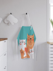 Фартук для кухни «Веселая кошачья семья» - Фото 2